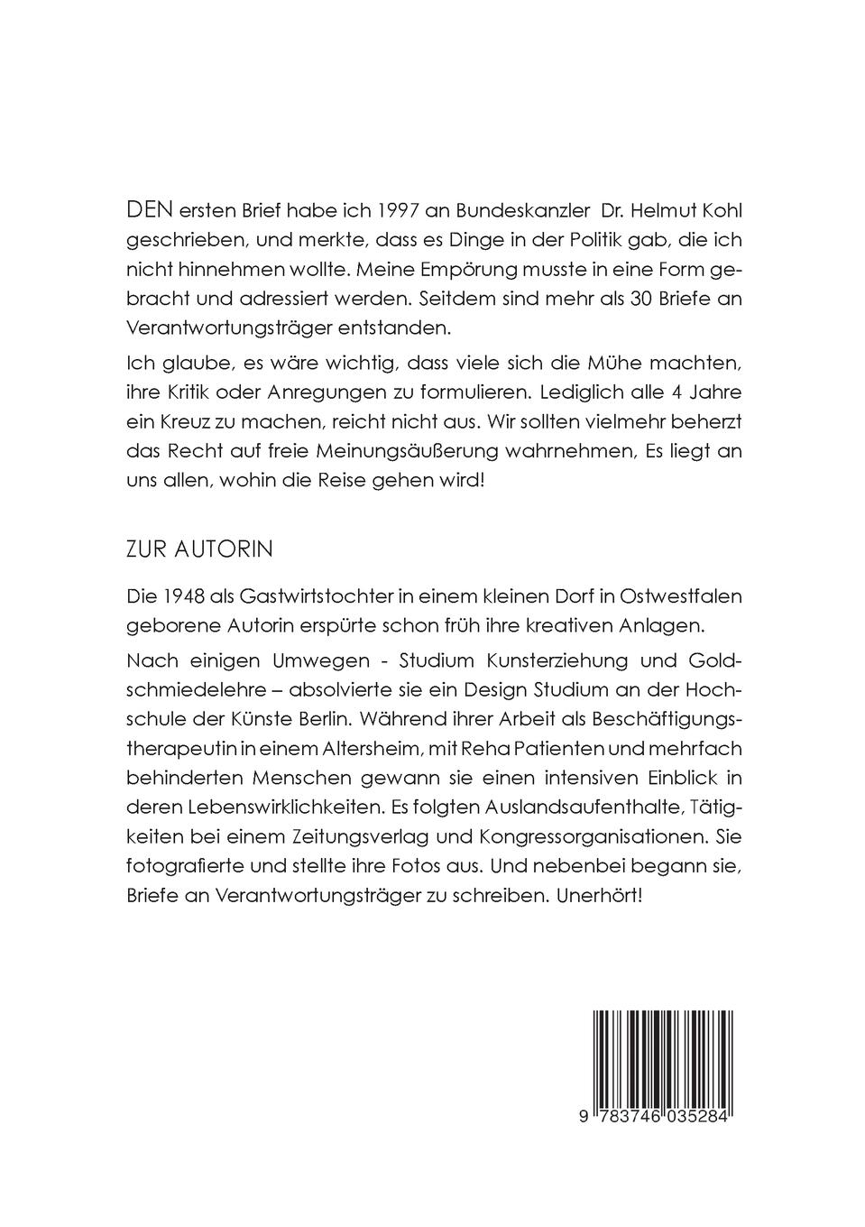 Rückseitencover Unerhört