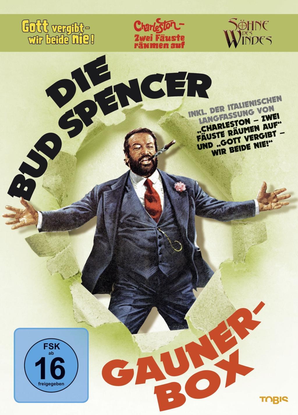 Vorderes Coverbild Die Bud Spencer Gauner-Box