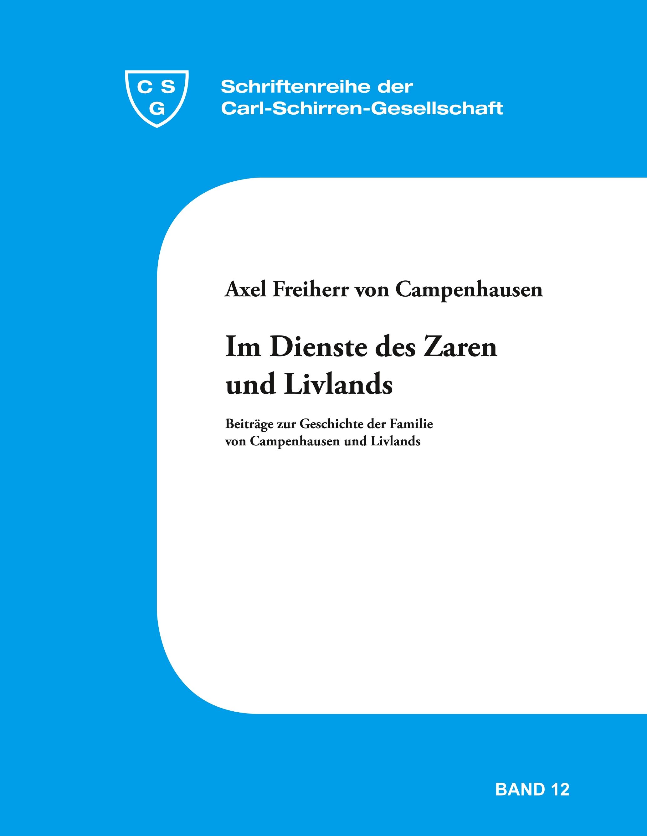 Vorderes Coverbild Im Dienste des Zaren und Livlands