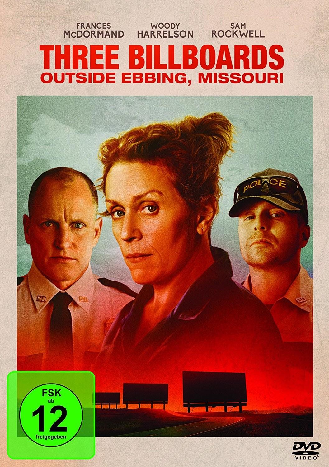 Vorderes Coverbild Three Billboards Outside Ebbing, Missouri