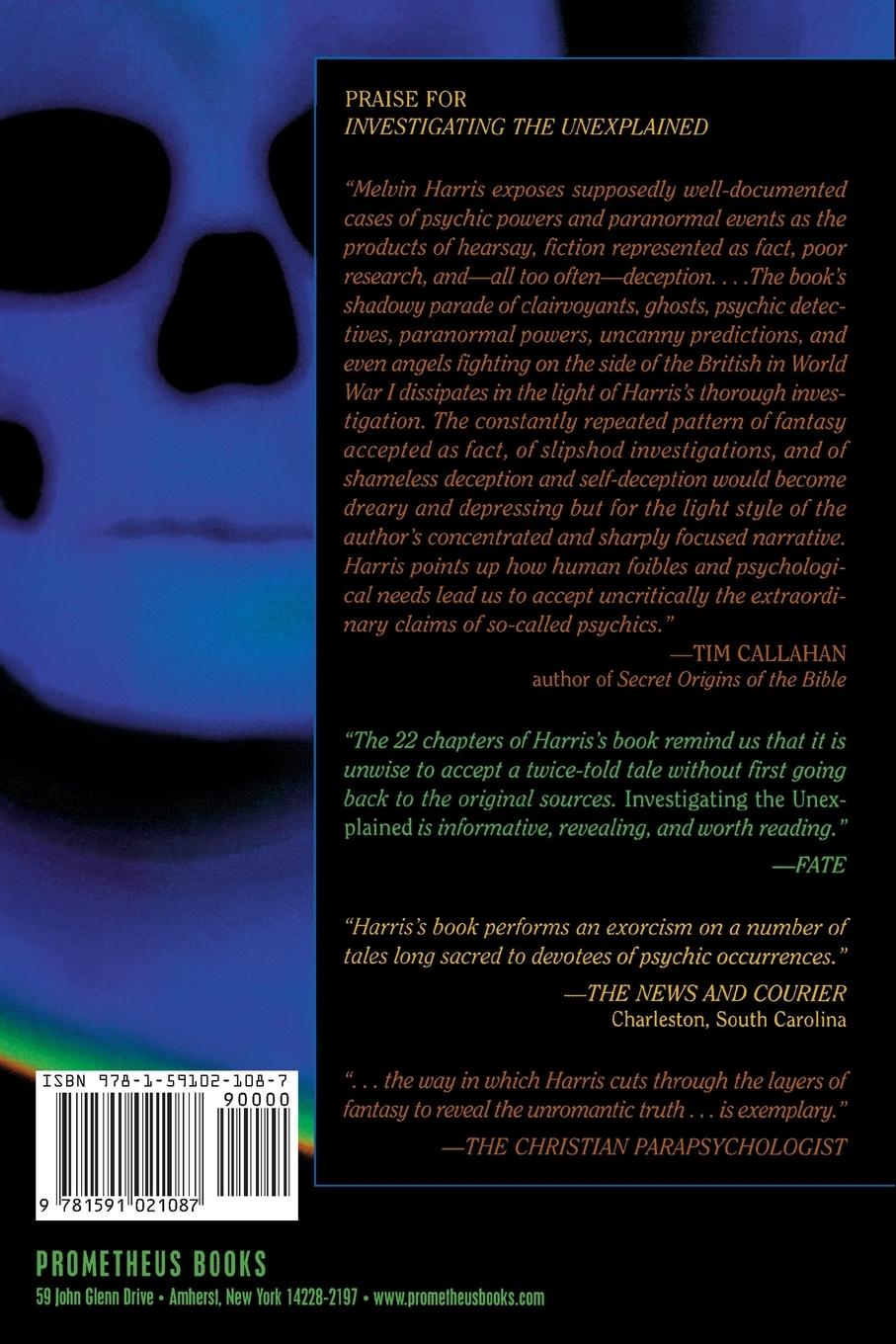 Rückseitencover Investigating the Unexplained