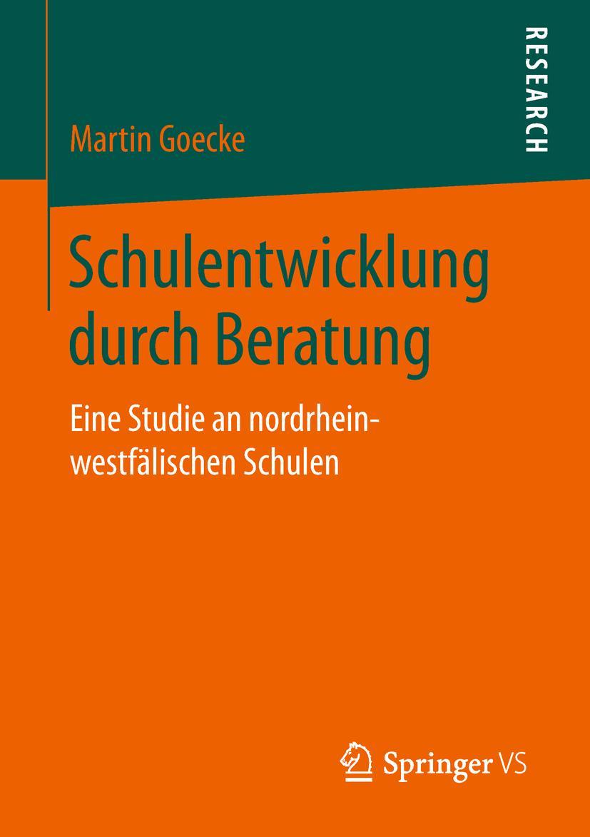 Vorderes Coverbild Schulentwicklung durch Beratung