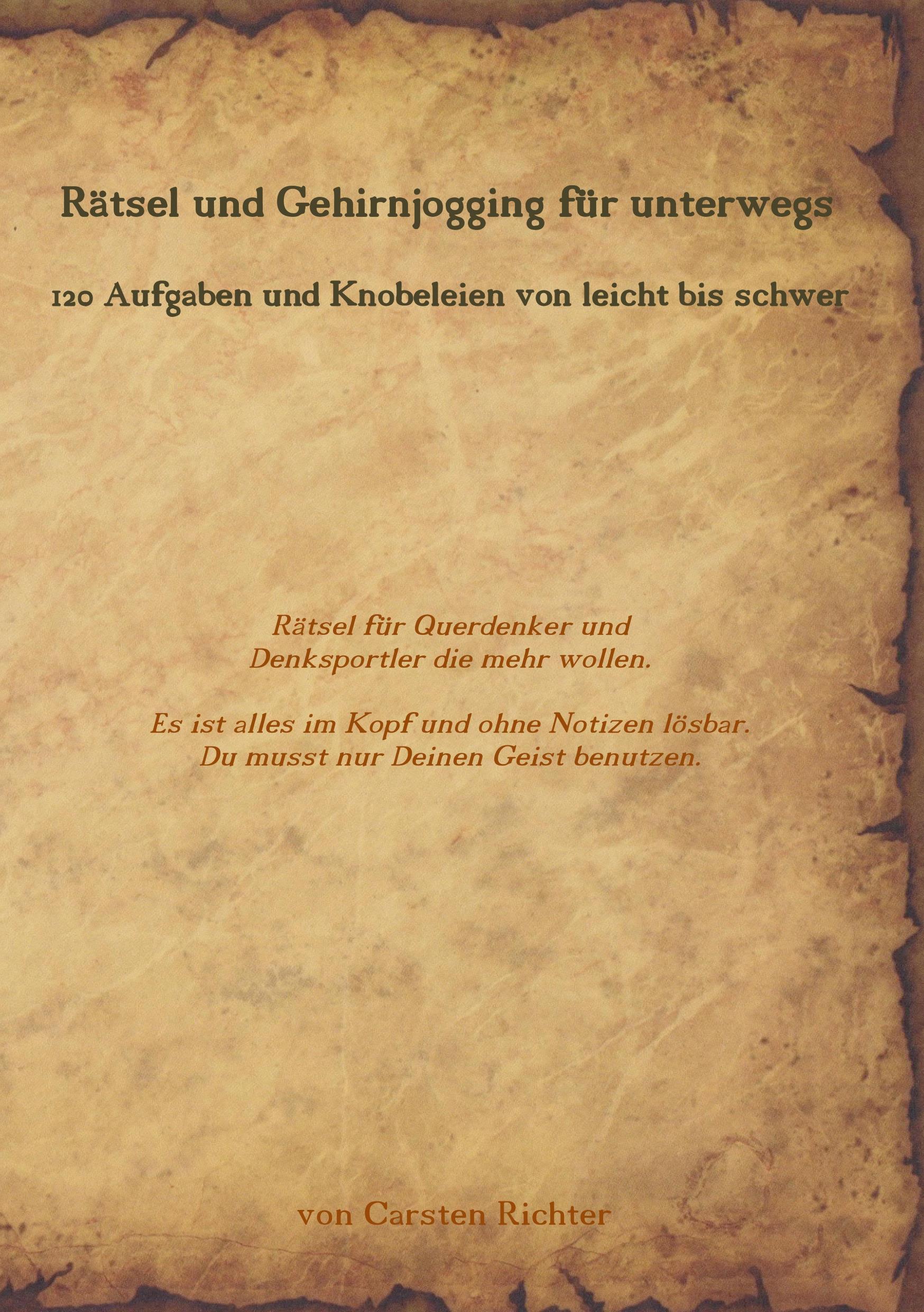 Vorderes Coverbild Rätsel und Gehirnjogging für unterwegs