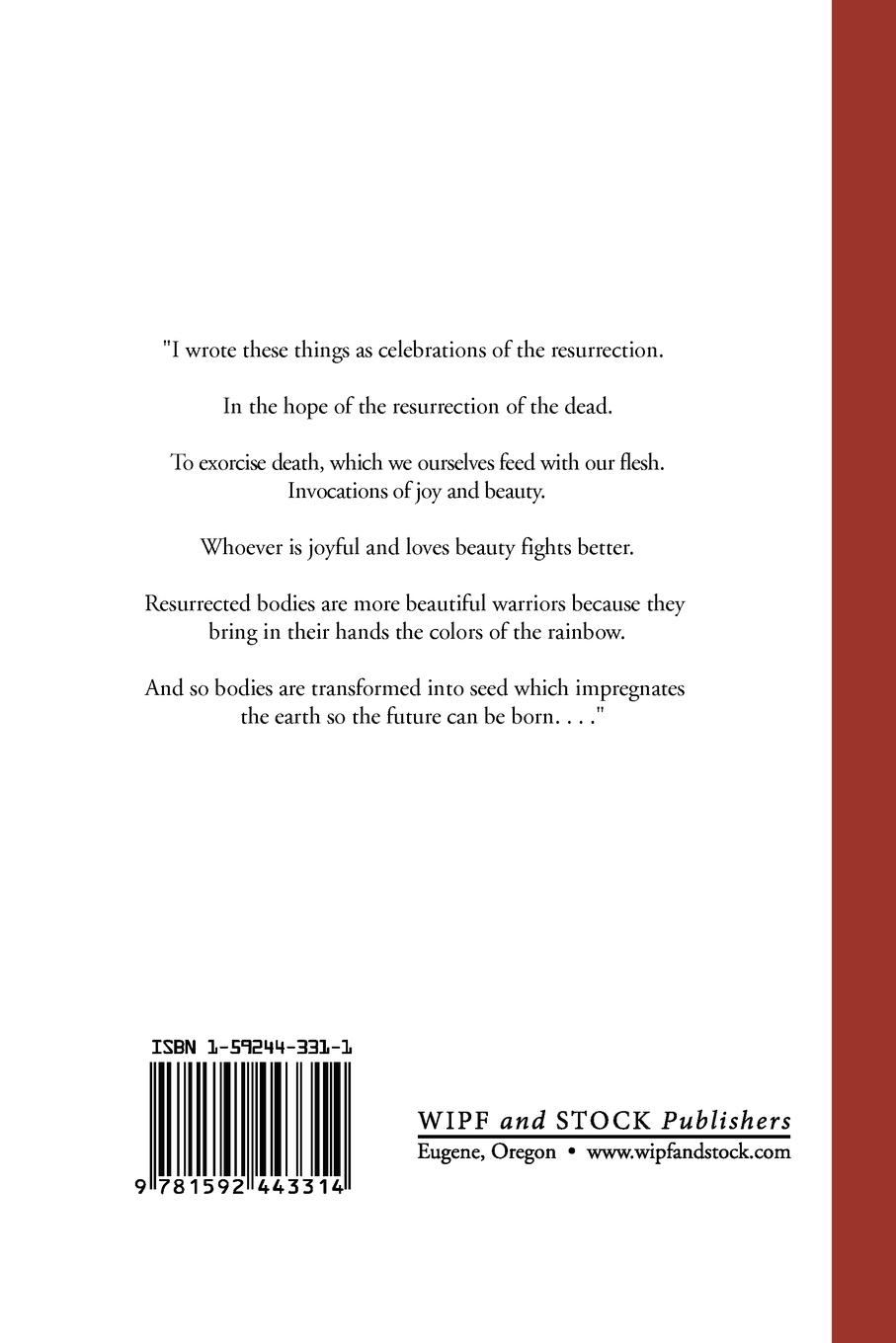 Rückseitencover I Believe in the Resurrection of the Body