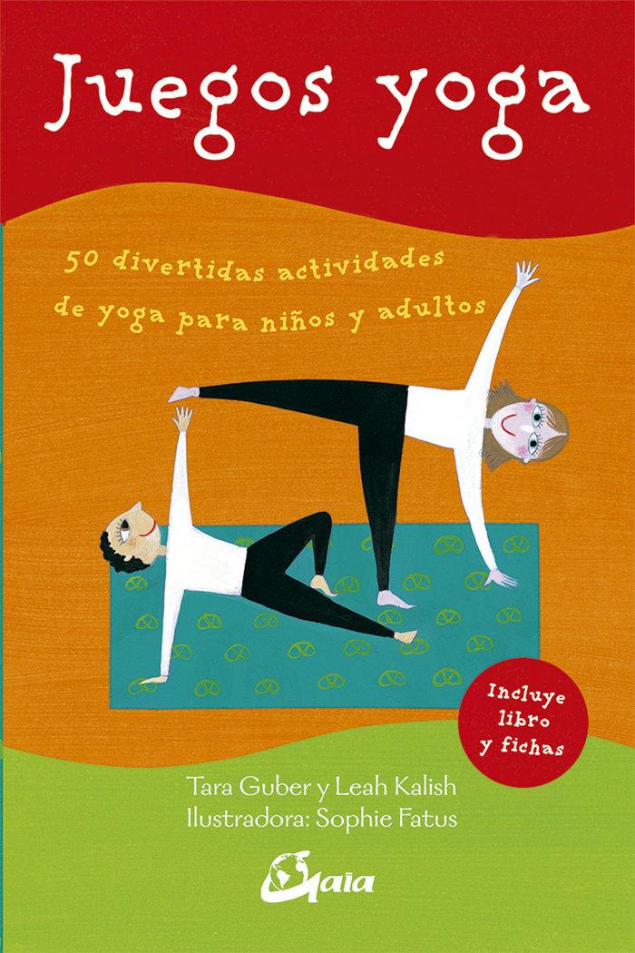 Vorderes Coverbild Juegos yoga : 50 divertidas actividades de yoga para niños y adultos
