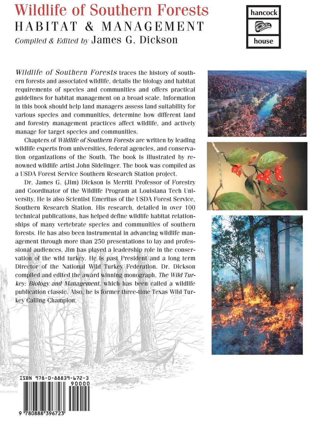 Rückseitencover Wildlife of Southern Forests