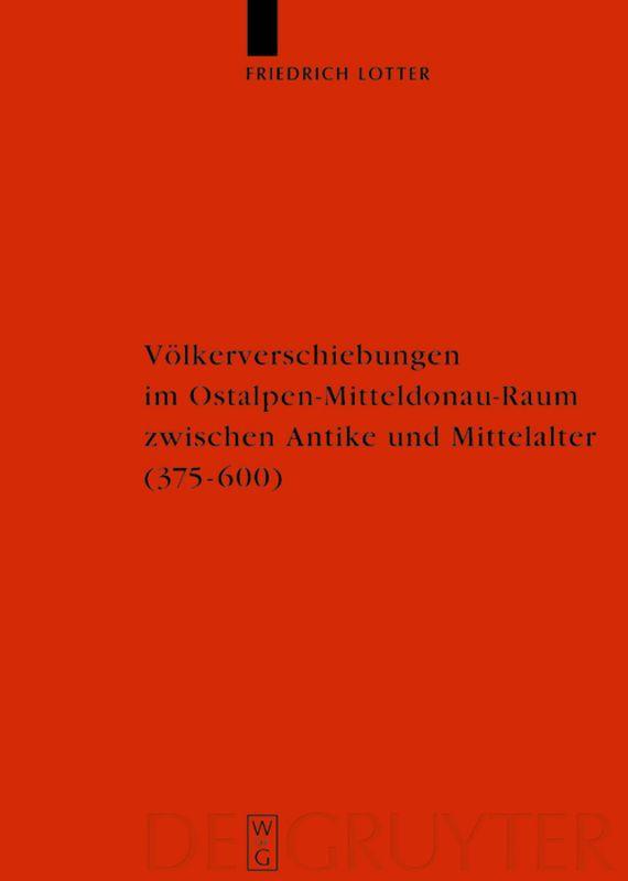 Vorderes Coverbild Völkerverschiebungen im Ostalpen-Mitteldonau-Raum zwischen Antike und Mittelalter