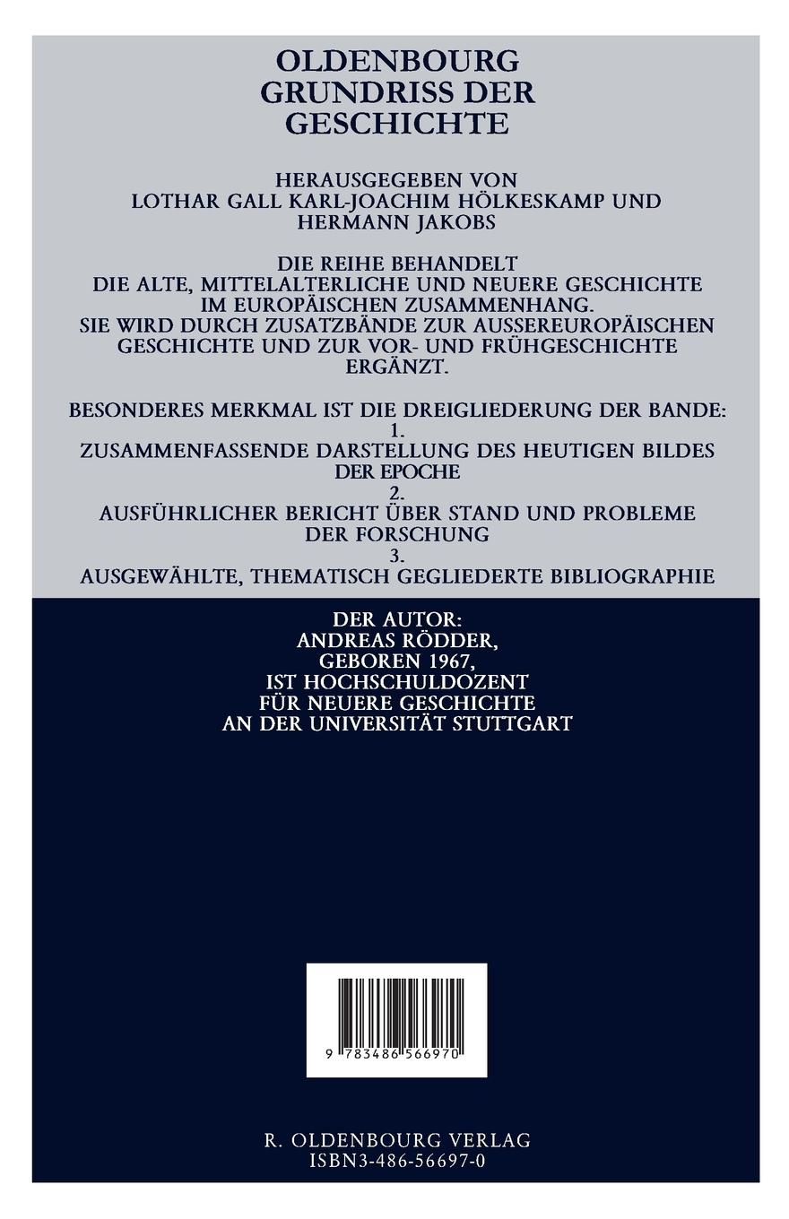 Rückseitencover Die Bundesrepublik Deutschland 1969-1990