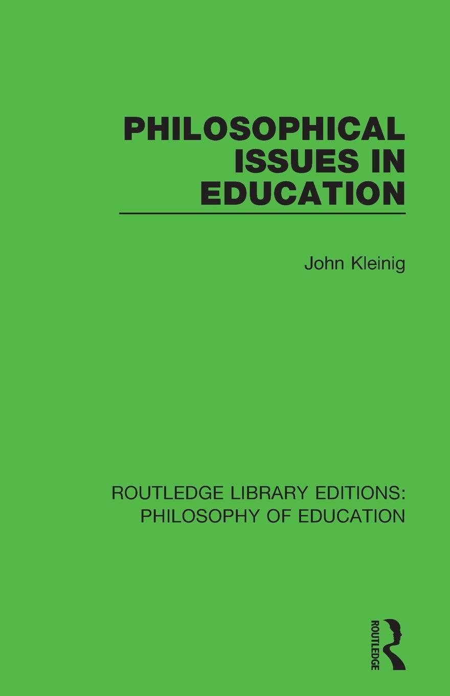 Vorderes Coverbild Philosophical Issues in Education