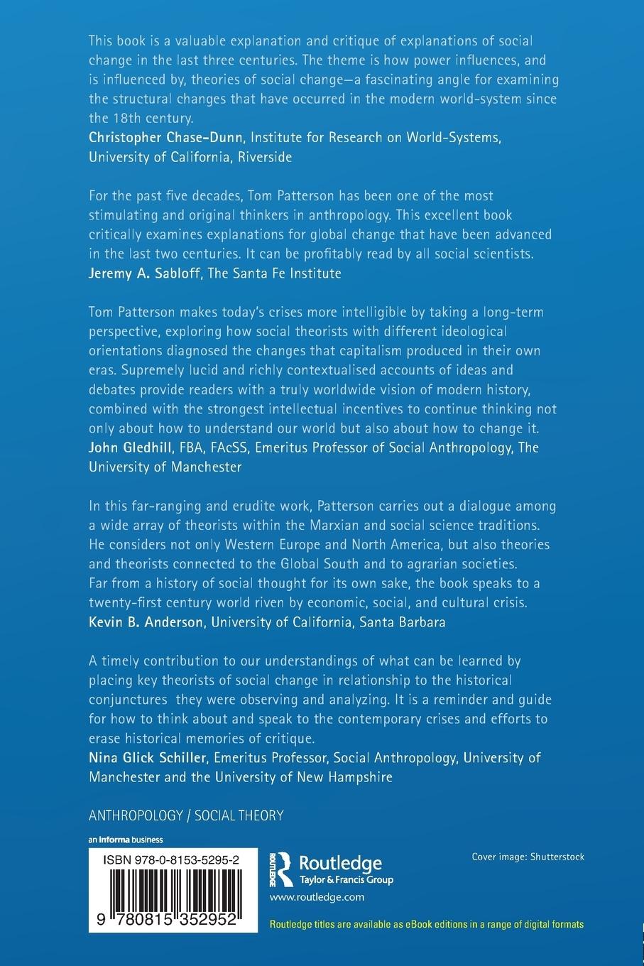 Rückseitencover Social Change Theories in Motion