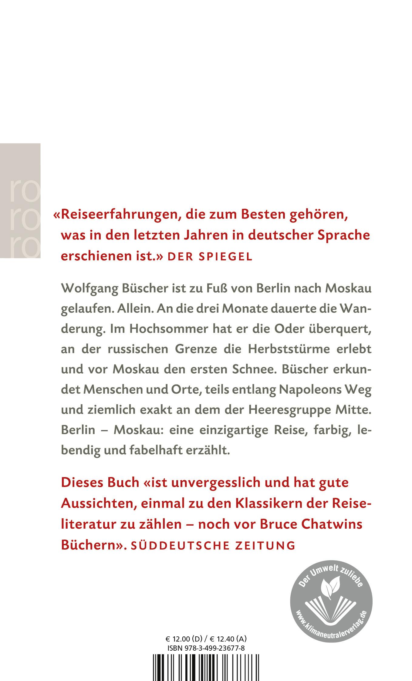 Rückseitencover Berlin - Moskau