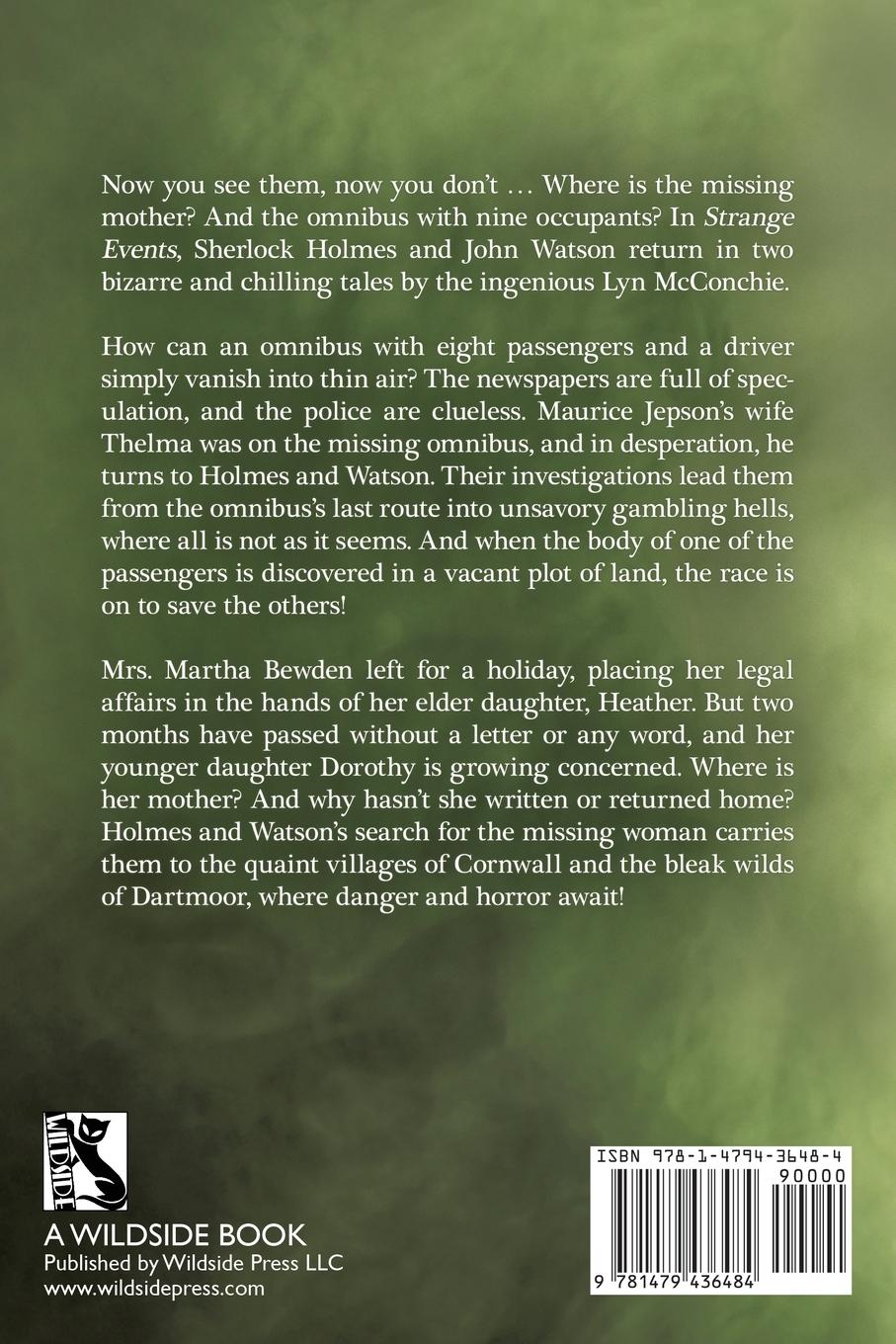 Rückseitencover Sherlock Holmes