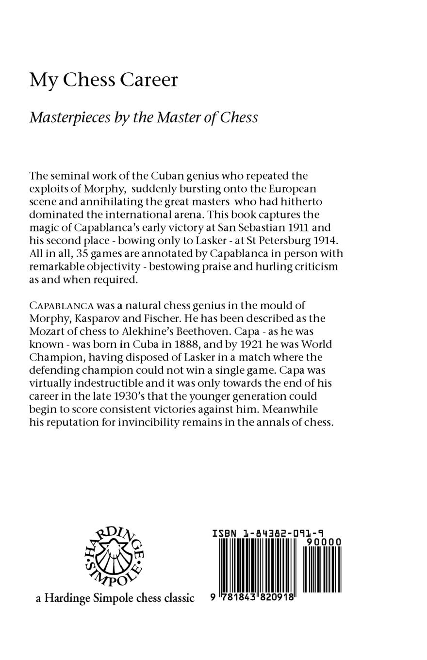 Rückseitencover My Chess Career