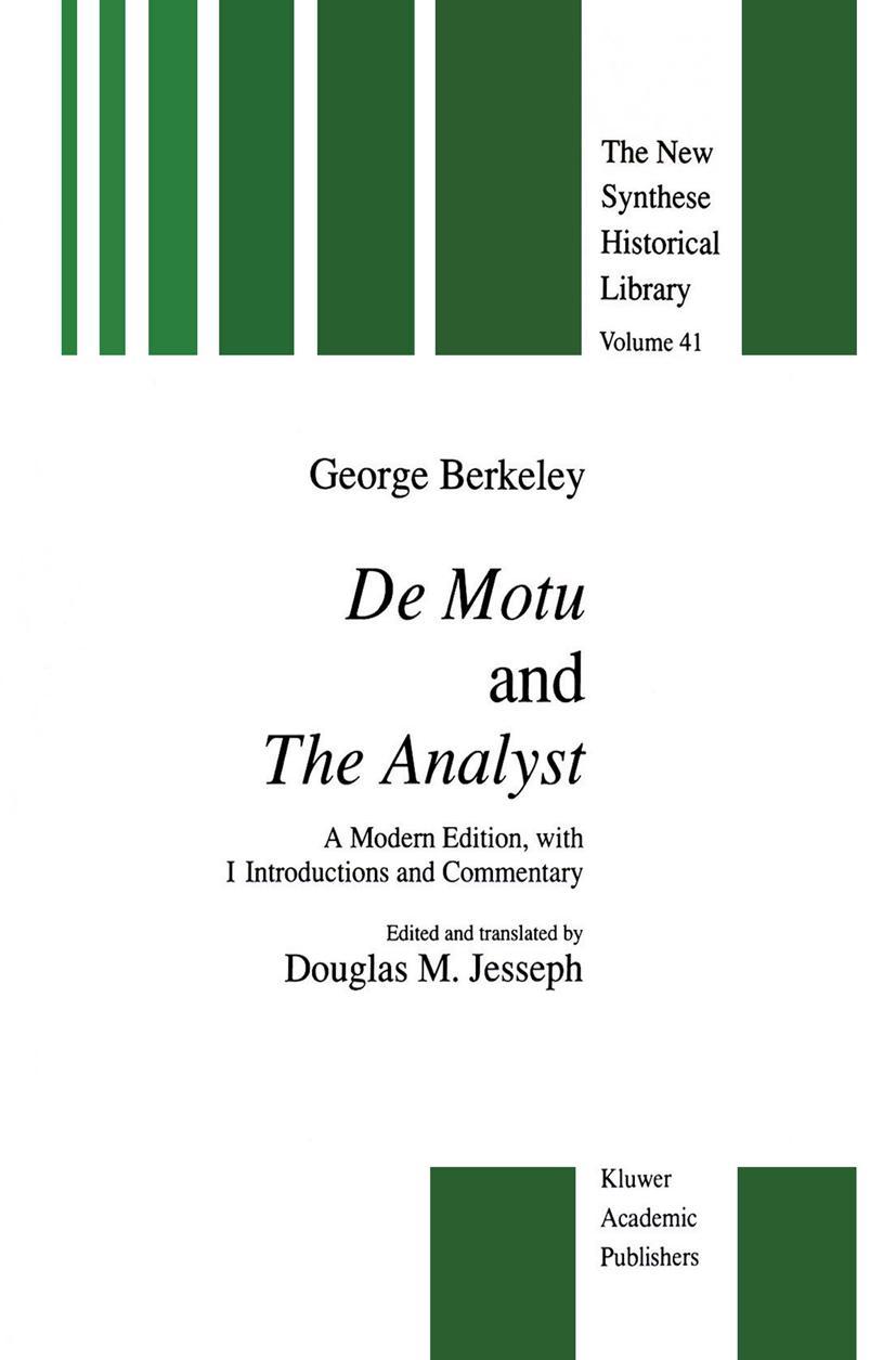Vorderes Coverbild De Motu and the Analyst
