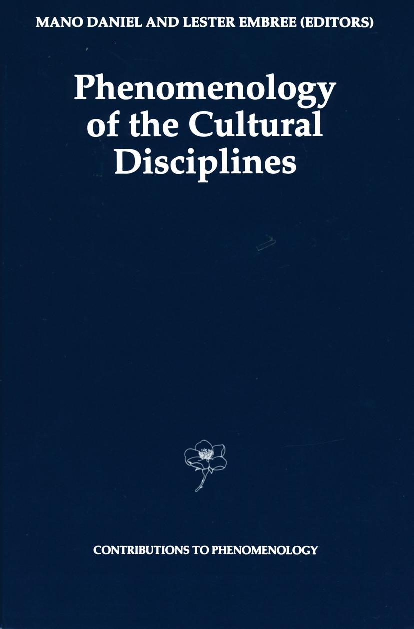 Vorderes Coverbild Phenomenology of the Cultural Disciplines