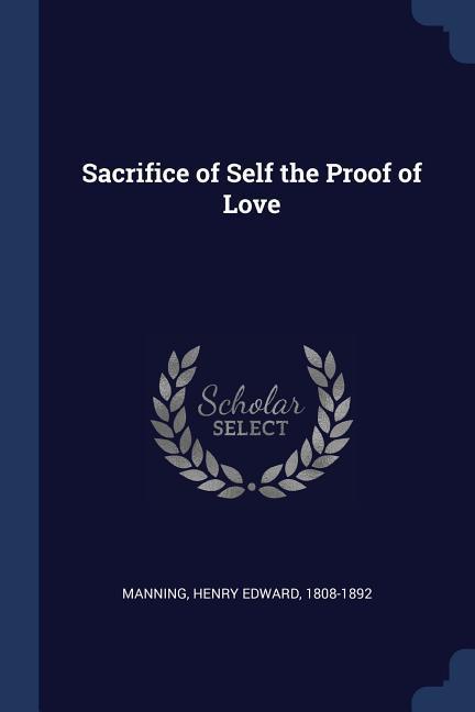 Vorderes Coverbild Sacrifice of Self the Proof of Love