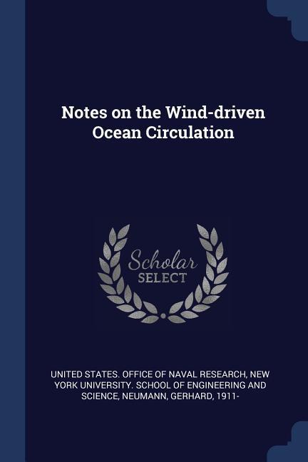 Vorderes Coverbild Notes on the Wind-driven Ocean Circulation