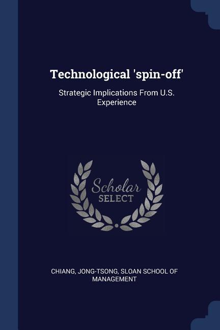 Vorderes Coverbild Technological 'spin-off'