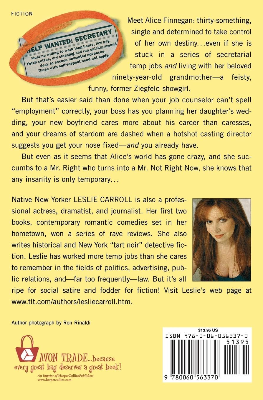 Rückseitencover Temporary Insanity