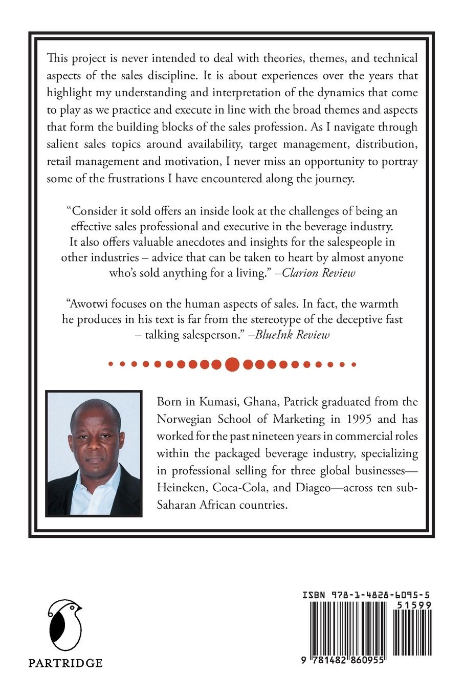 Rückseitencover Consider It Sold