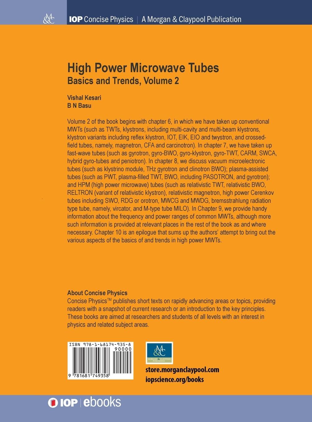 Rückseitencover High Power Microwave Tubes
