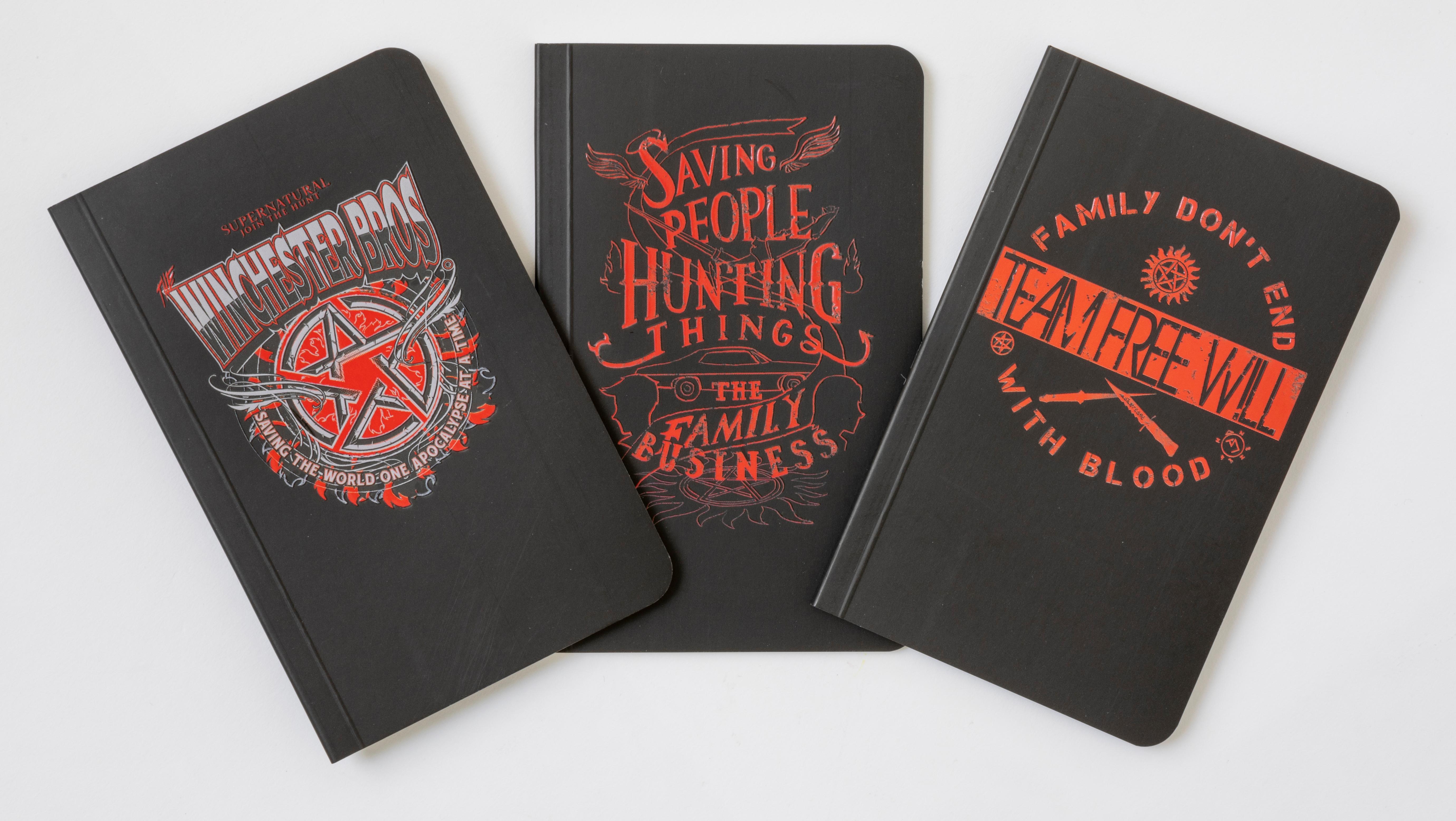 Vorderes Coverbild Supernatural Pocket Notebook Collection (Set of 3)