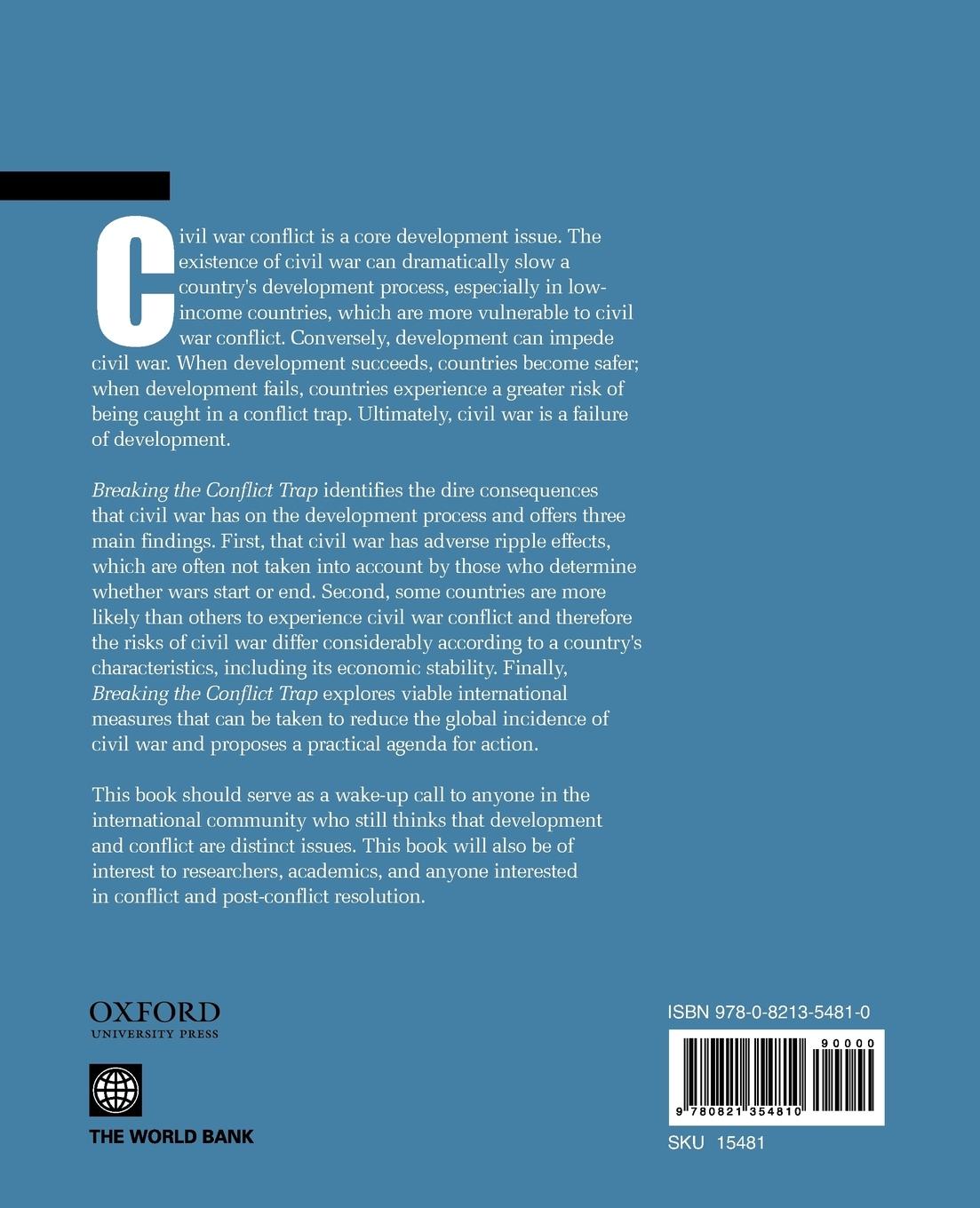 Rückseitencover Breaking the Conflict Trap