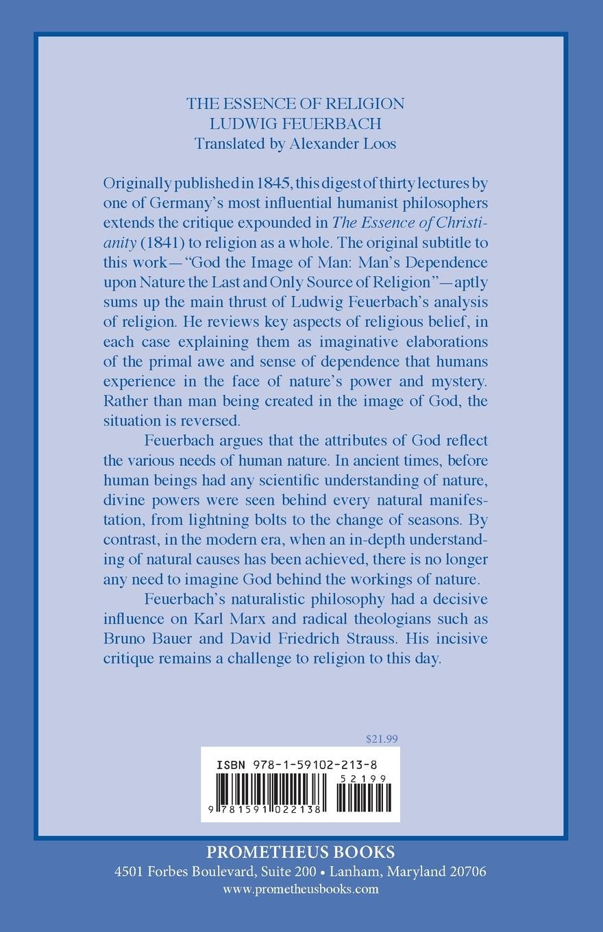 Rückseitencover The Essence of Religion