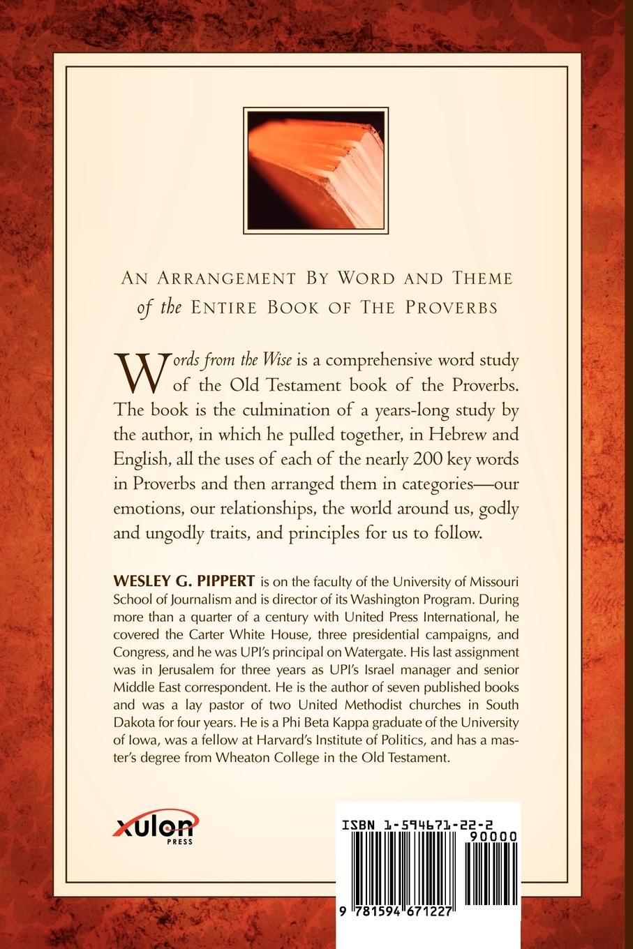 Rückseitencover Words From the Wise