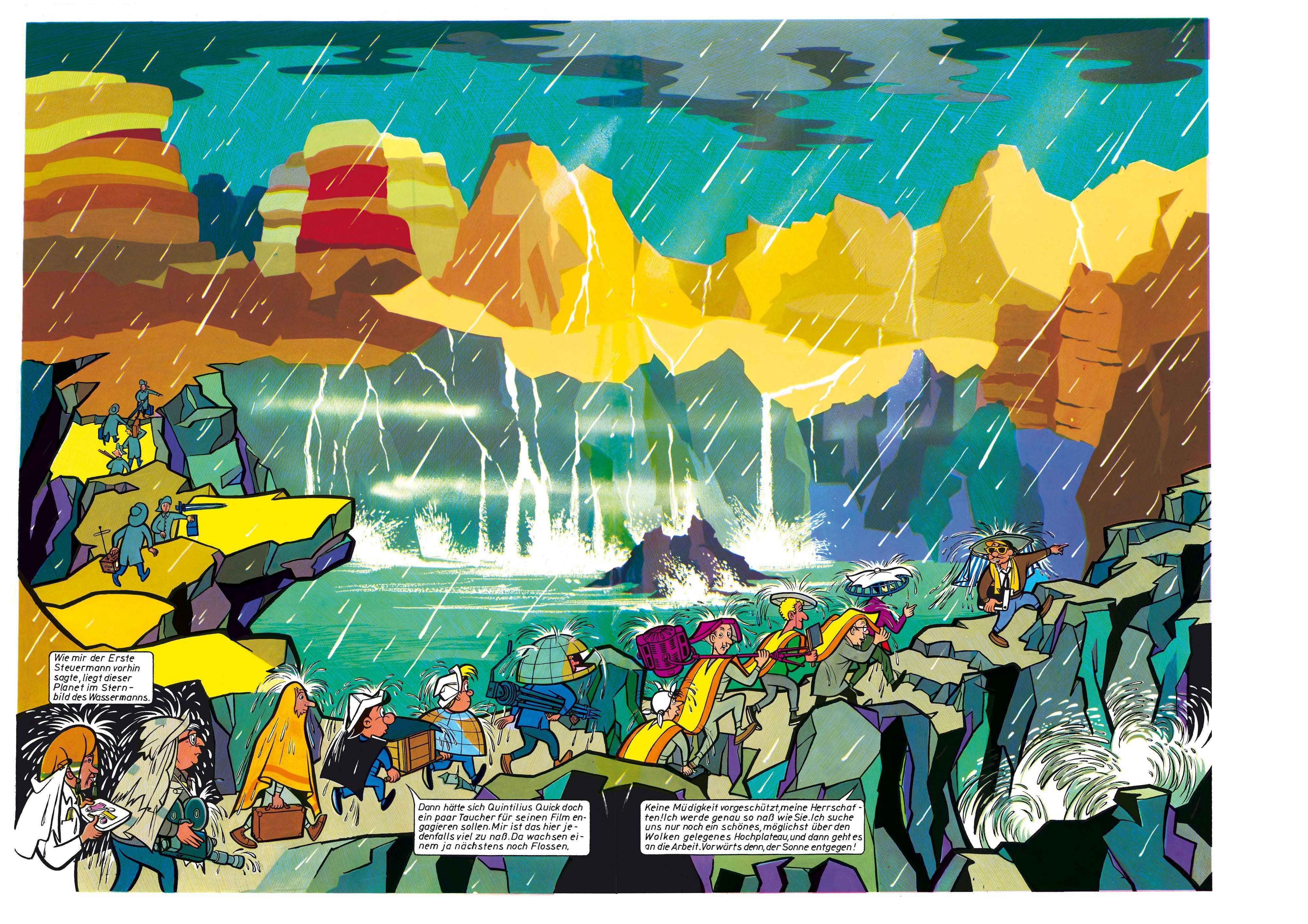 Beispielinhalt (Bild) Weltraumserie 06. Die Digedags. Expedition zum Urmeer