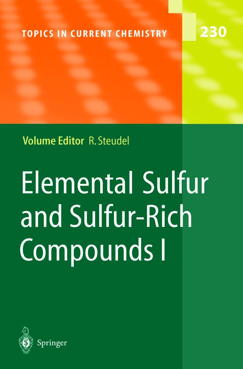 Vorderes Coverbild Elemental Sulfur and Sulfur-Rich Compounds I