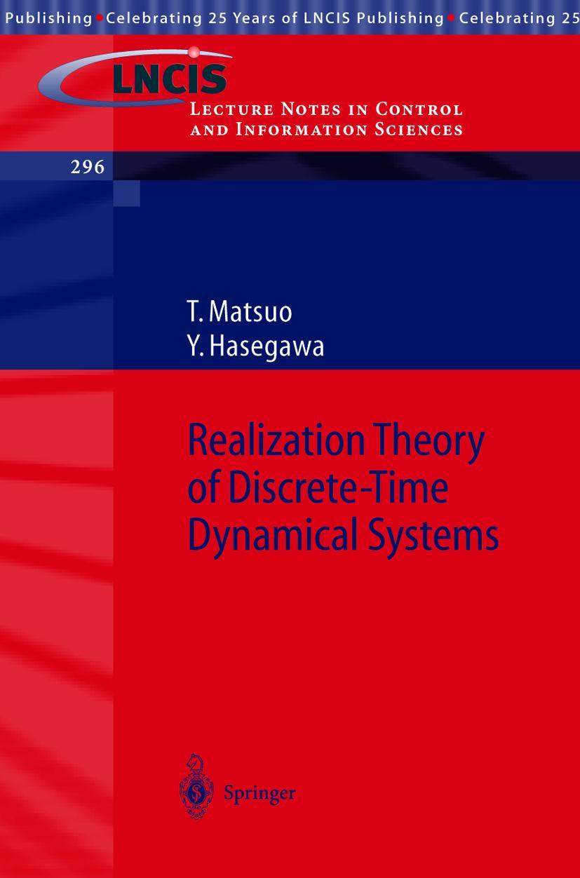 Vorderes Coverbild Realization Theory of Discrete-Time Dynamical Systems