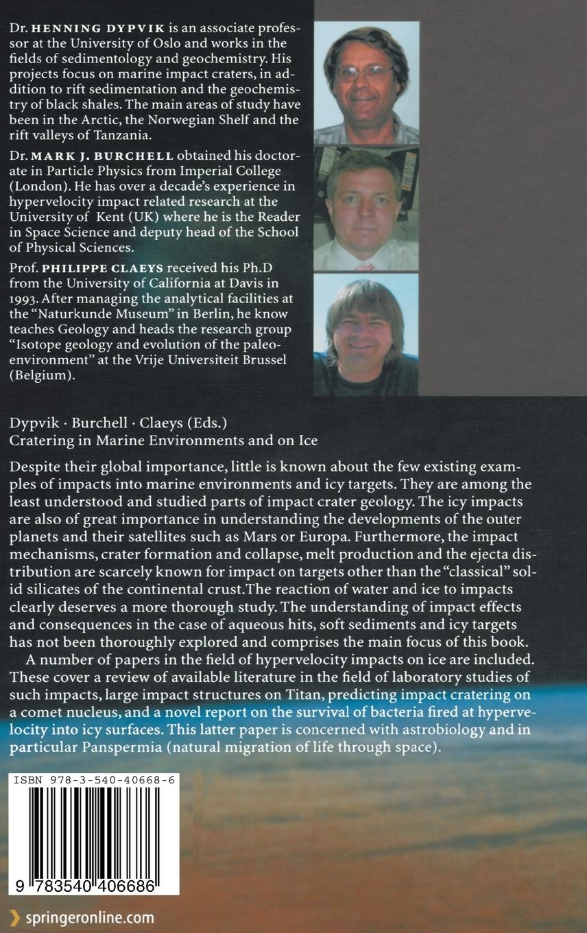 Rückseitencover Cratering in Marine Environments and on Ice
