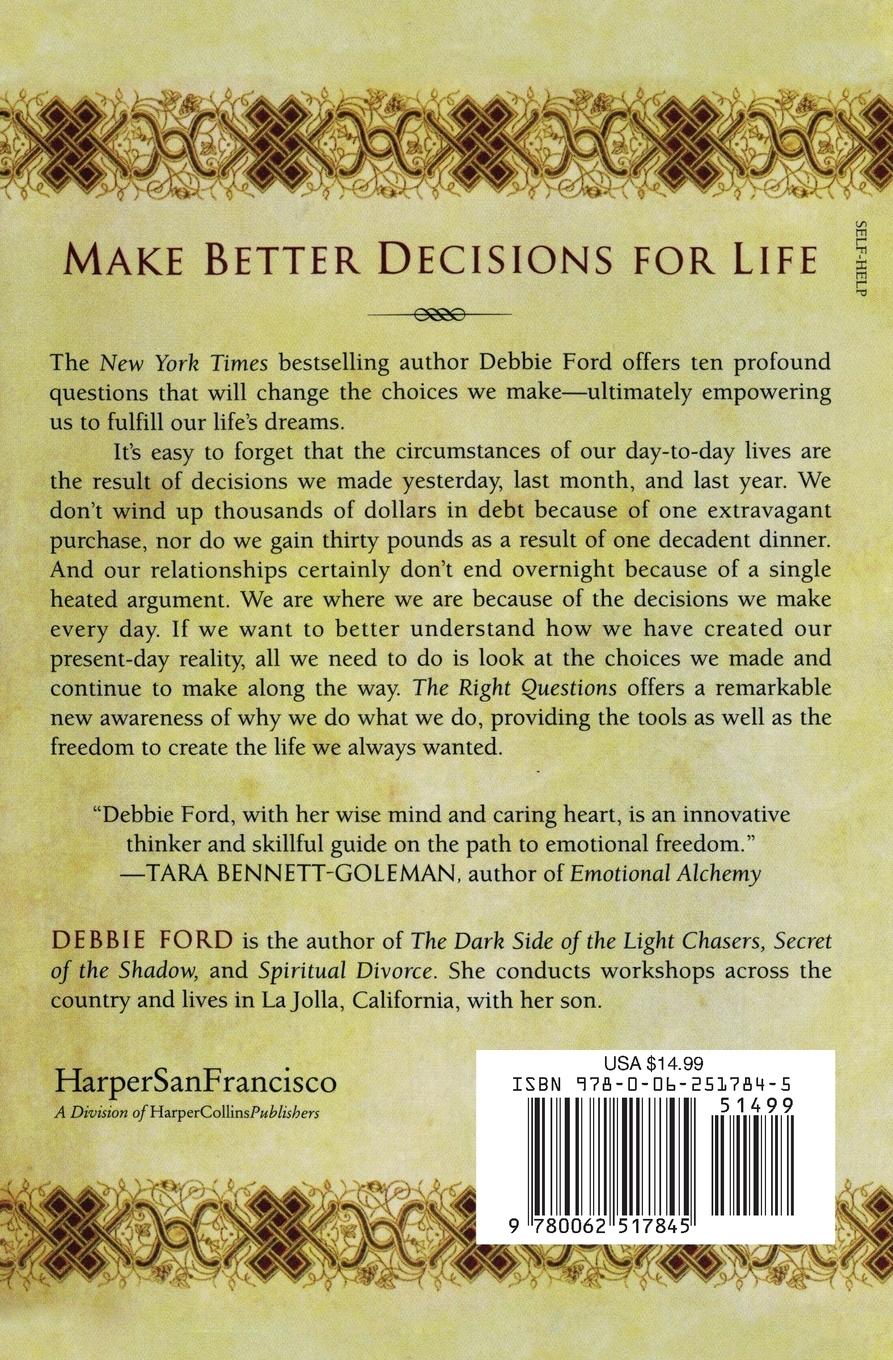 Rückseitencover The Right Questions