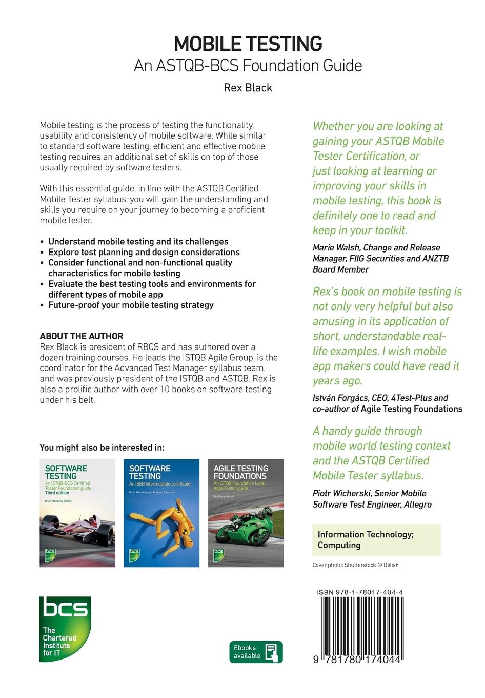 Rückseitencover Mobile Testing