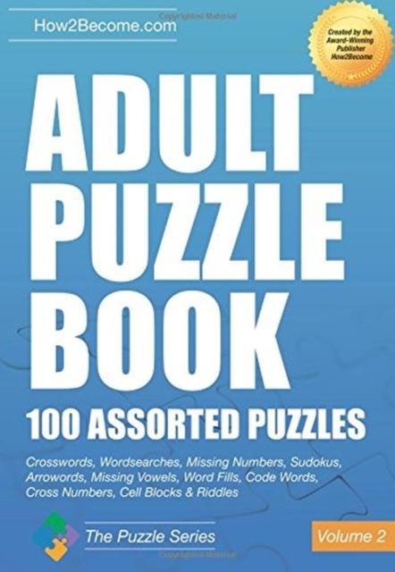 Vorderes Coverbild Adult Puzzle Book:100 Assorted Puzzles - Volume 2