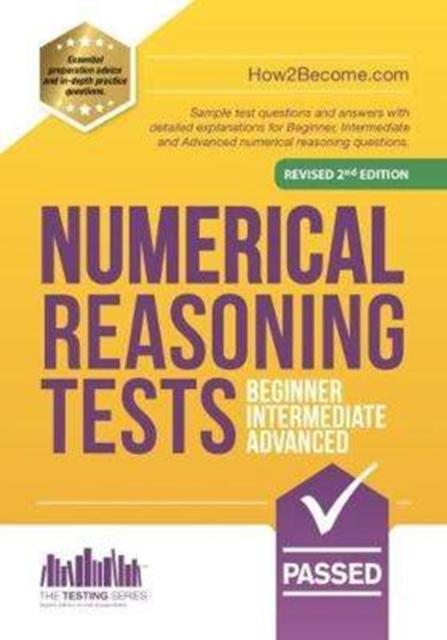 Vorderes Coverbild NUMERICAL REASONING TESTS: Beginner, Intermediate, and Advanced
