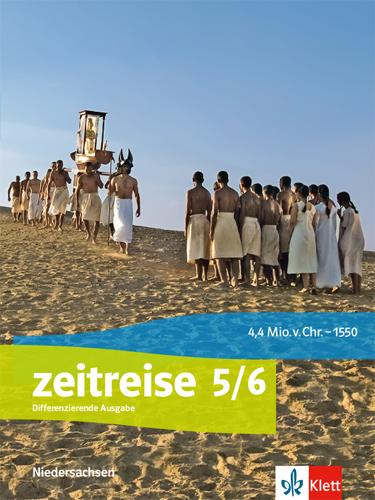 Vorderes Coverbild Zeitreise 5/6. Schülerbuch Klasse 5/6. Differenzierende Ausgabe Niedersachsen