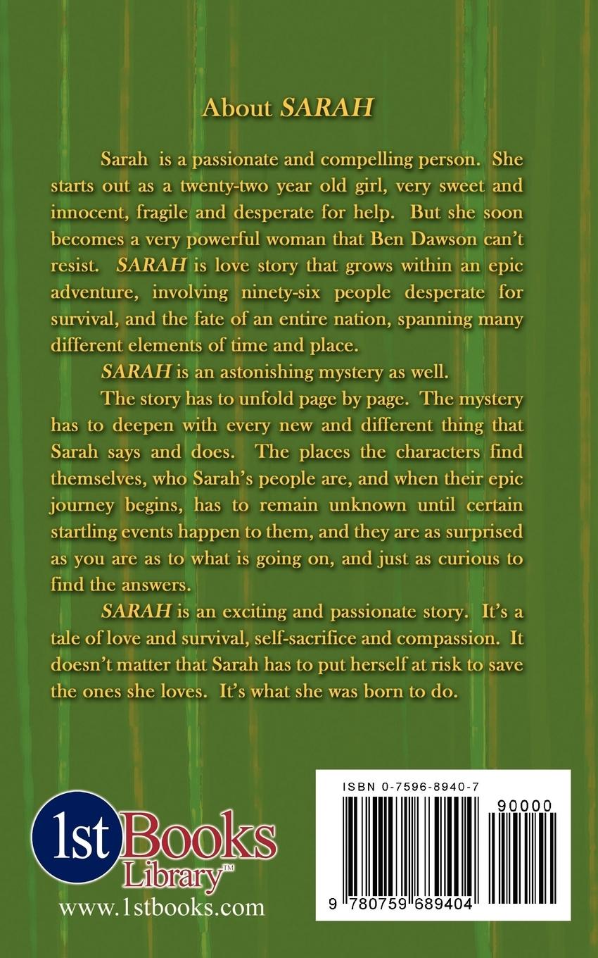 Rückseitencover Sarah