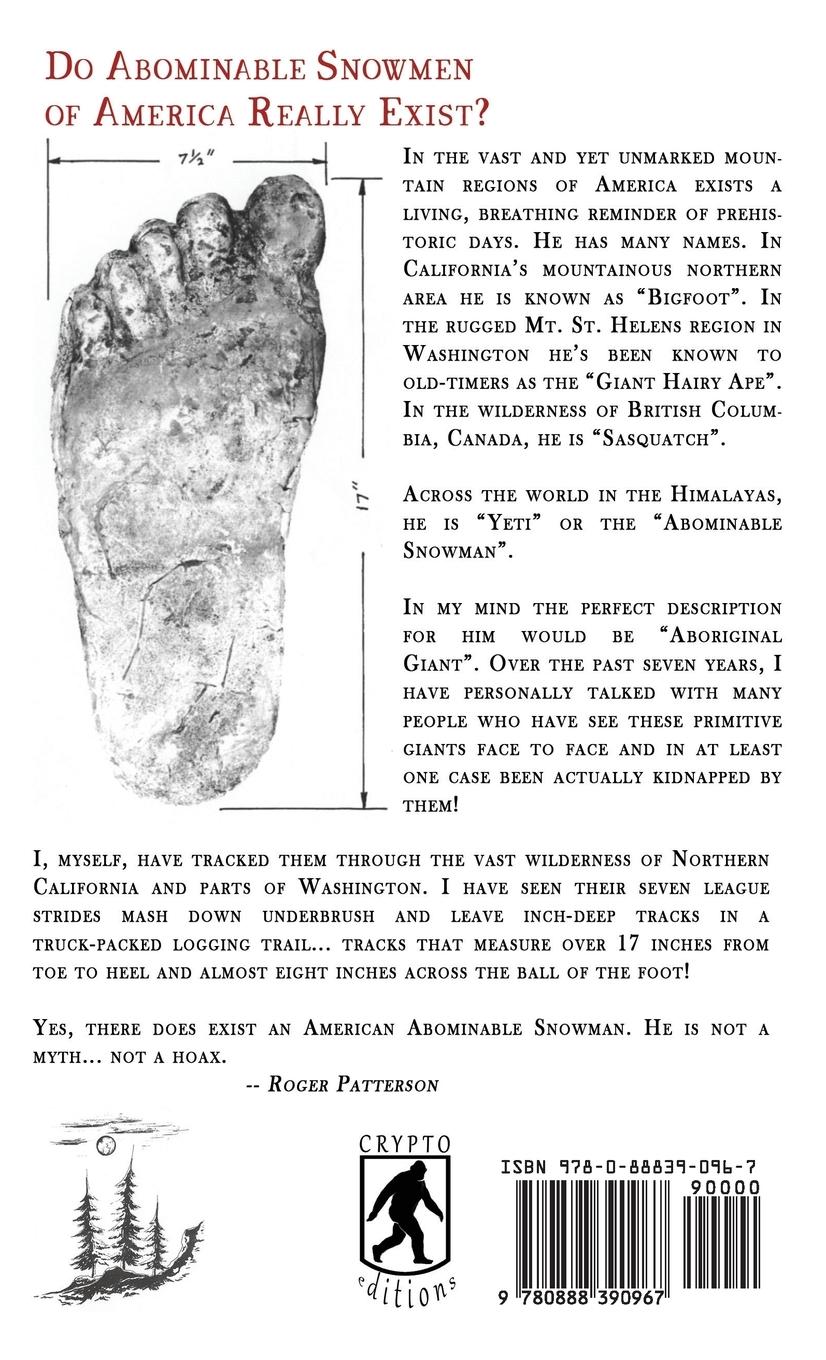 Rückseitencover Do Abominable Snowmen of America Really Exist?