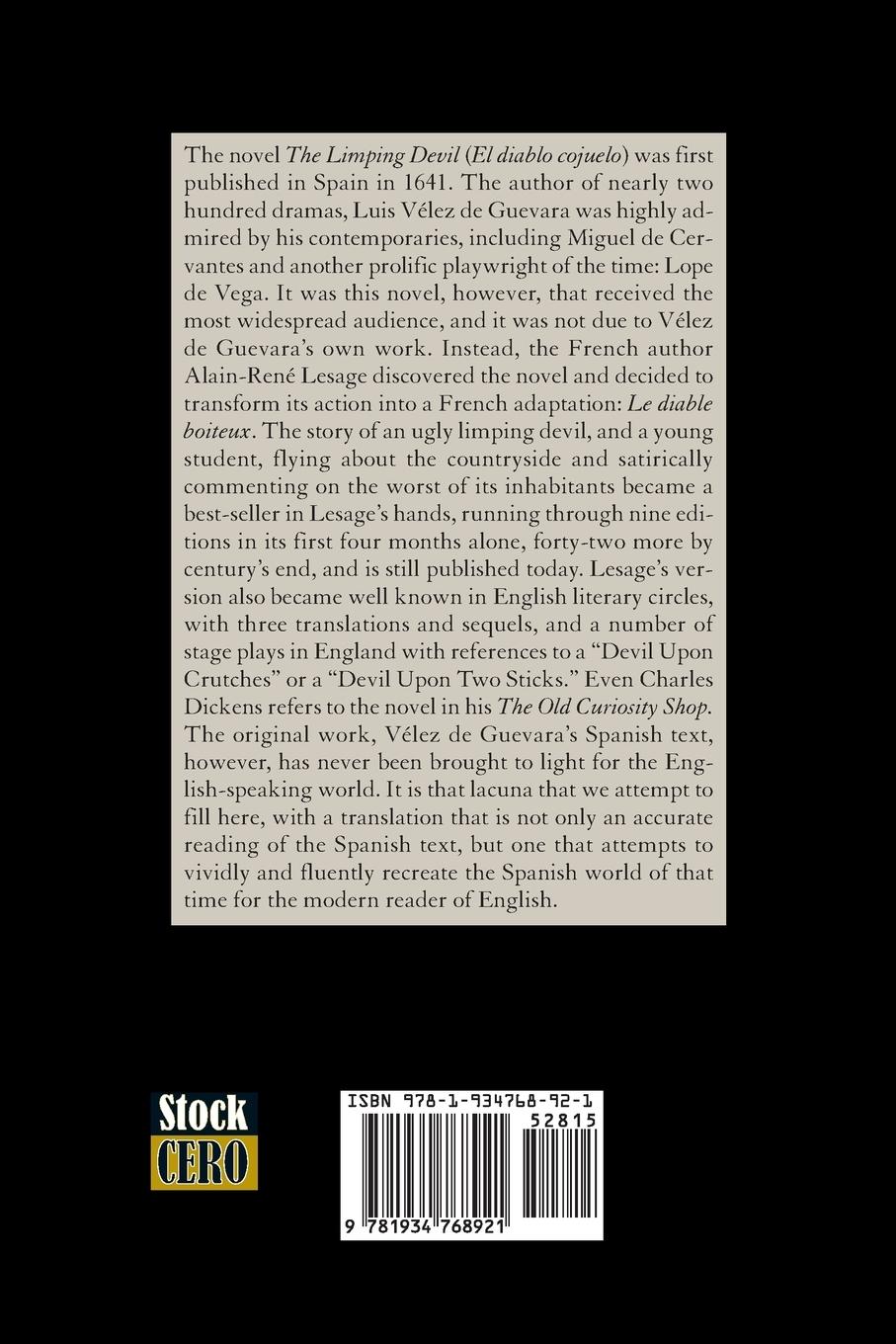 Rückseitencover The Limping Devil - El Diablo Cojuelo