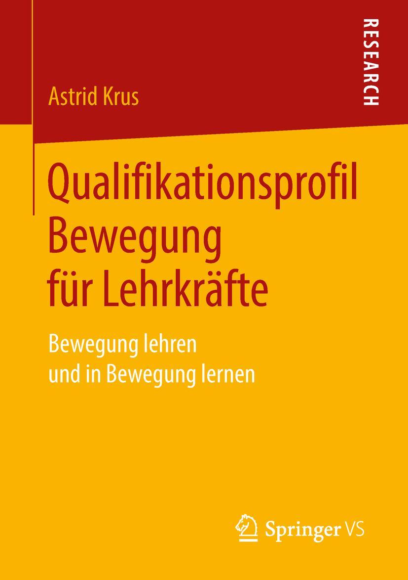 Vorderes Coverbild Qualifikationsprofil Bewegung für Lehrkräfte