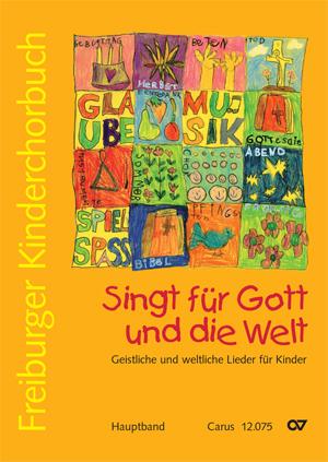 Vorderes Coverbild Freiburger Kinderchorbuch. Chorleiterband + CD