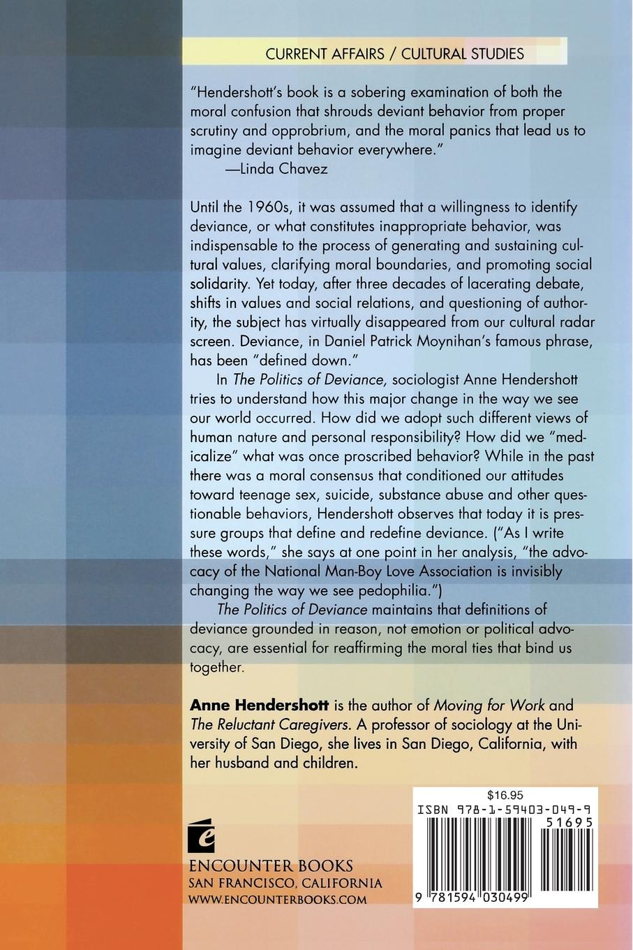 Rückseitencover The Politics of Deviance