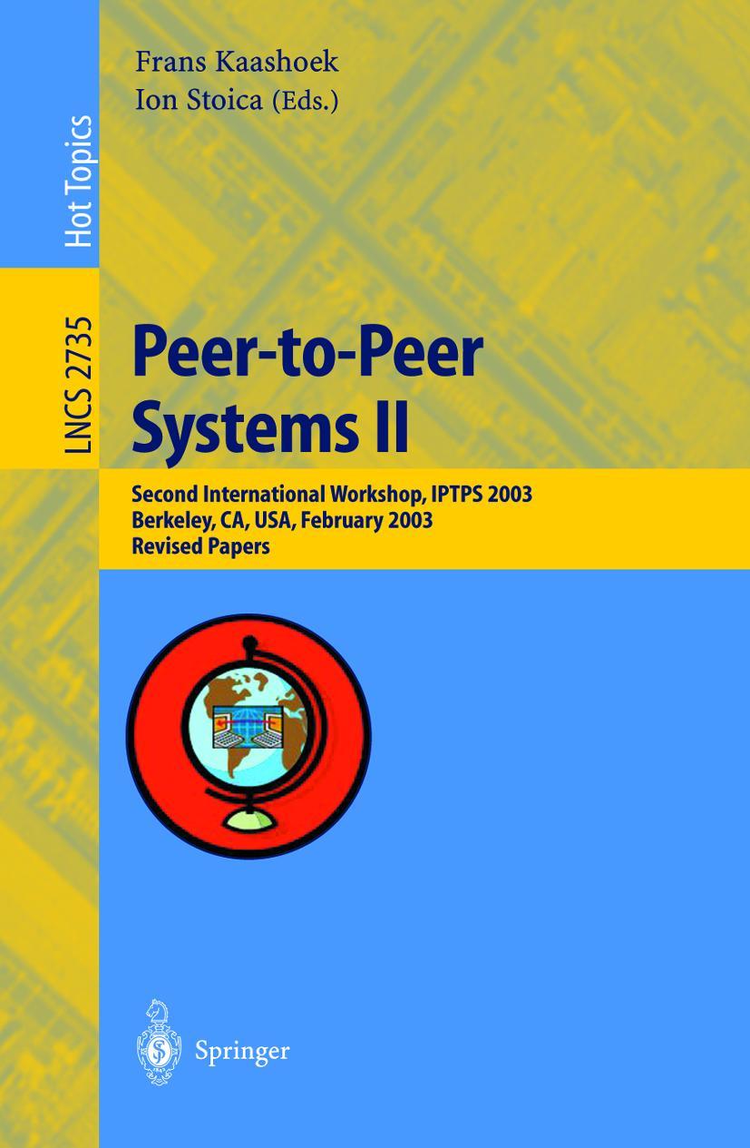 Vorderes Coverbild Peer-to-Peer Systems II