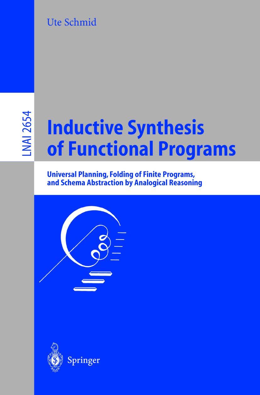 Vorderes Coverbild Inductive Synthesis of Functional Programs