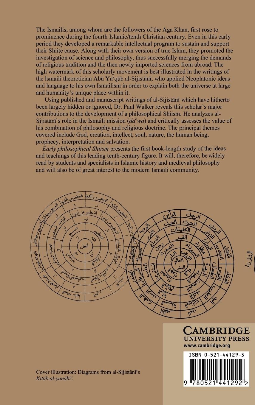 Rückseitencover Early Philosophical Shiism