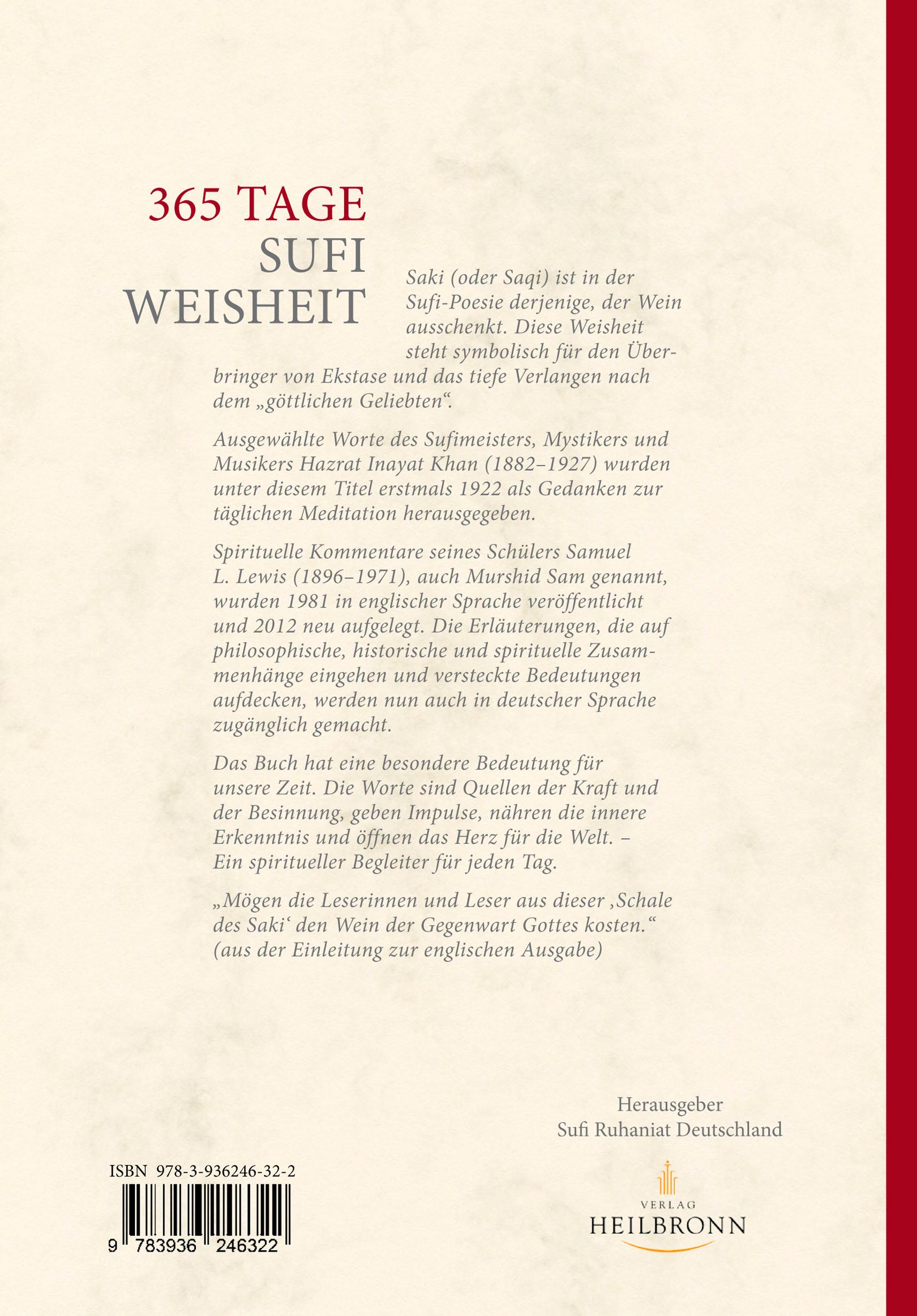 Rückseitencover 365 Tage Sufi-Weisheit