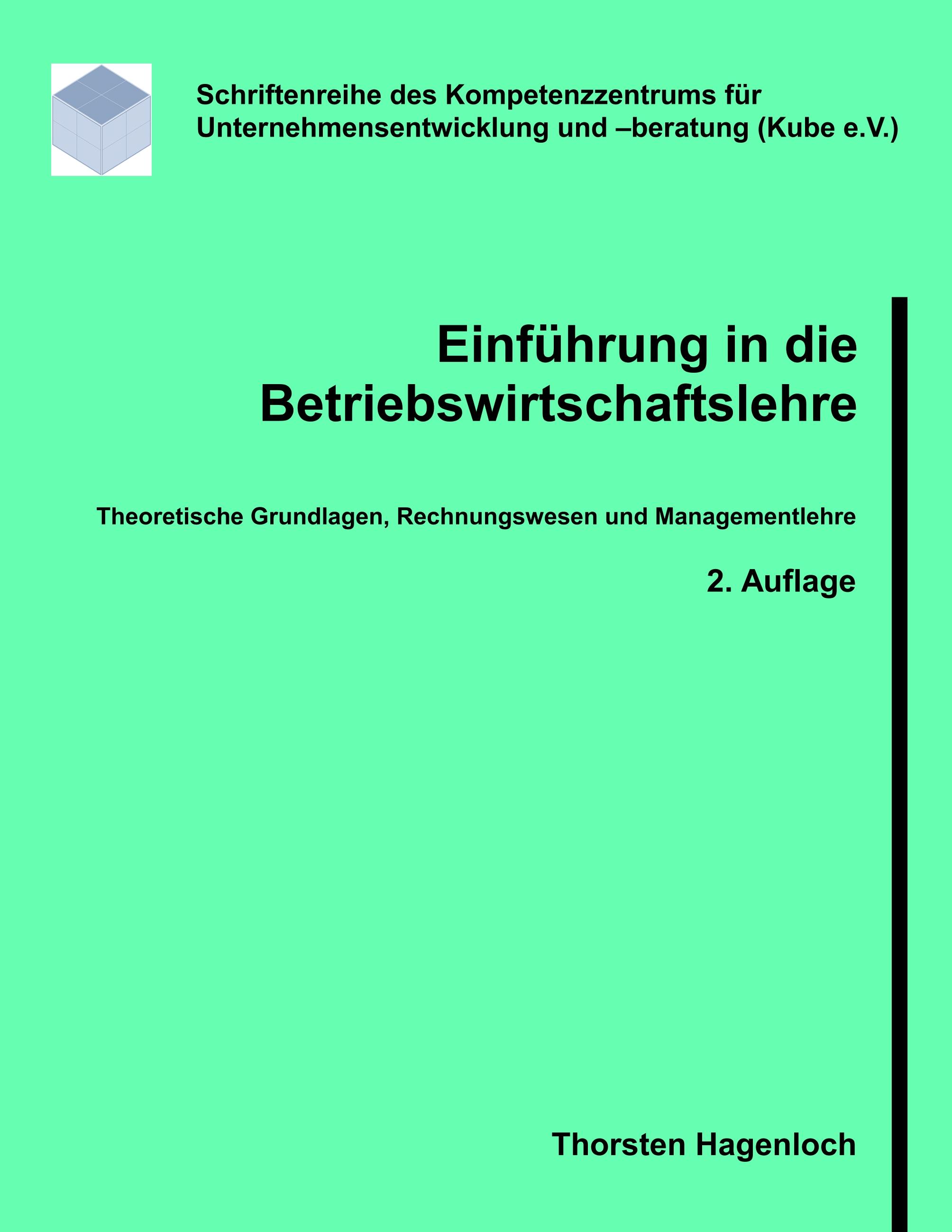 Vorderes Coverbild Einführung in die Betriebswirtschaftslehre