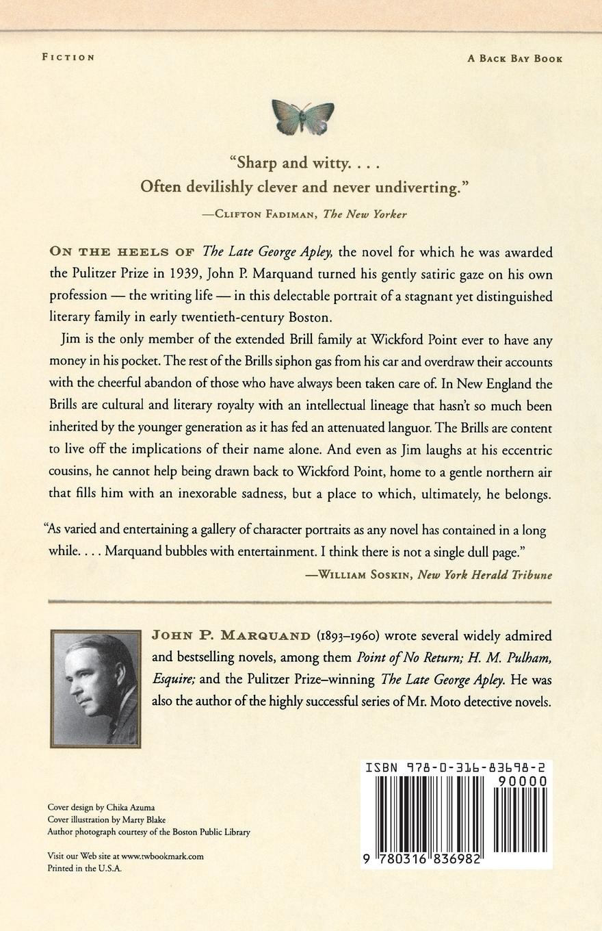 Rückseitencover Wickford Point